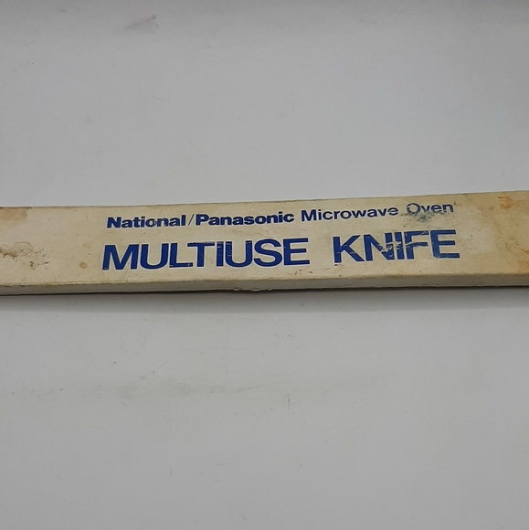 National/Panasonic Microwave Oven Multiuse Knife Japan Stainless Steel Wood Hand - Picture 2 of 12